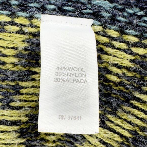 J. Jill Juniper Geometric Aztec Jacquard Knit Draped Front Cardigan Sweater XS - Picture 7 of 10